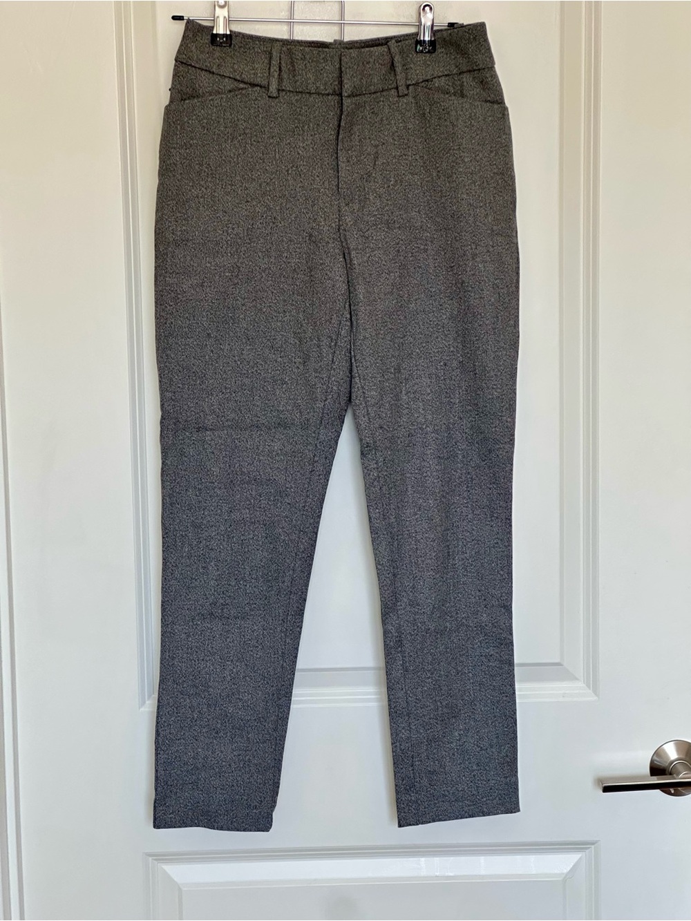 a new day Charcoal Micro-Pattern Dress Pants